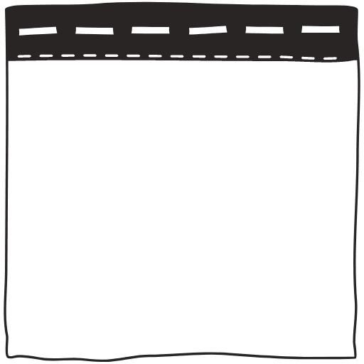 Note Pad Sheet Tear Black White 19 Element from Sticky Notes (Monochrome) Set