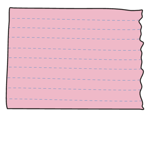 Note Pad Sheet Tear Color Border 14 Element from Sticky Notes (Classic) Set