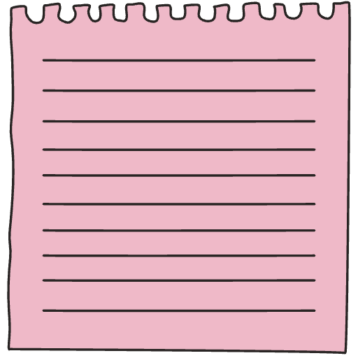 Note Pad Sheet Tear Color Border 20 Element from Sticky Notes (Classic) Set