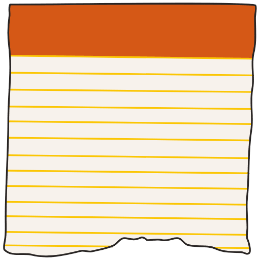 Note Pad Sheet Tear Color Border 23 Element from Sticky Notes (Classic) Set