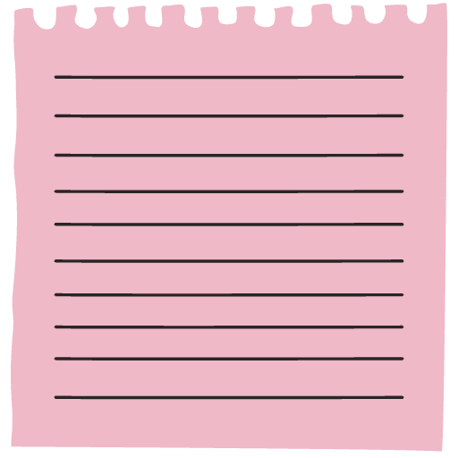 Note Pad Sheet Tear Color Borderless 20 Element from Sticky Notes (Flat) Set