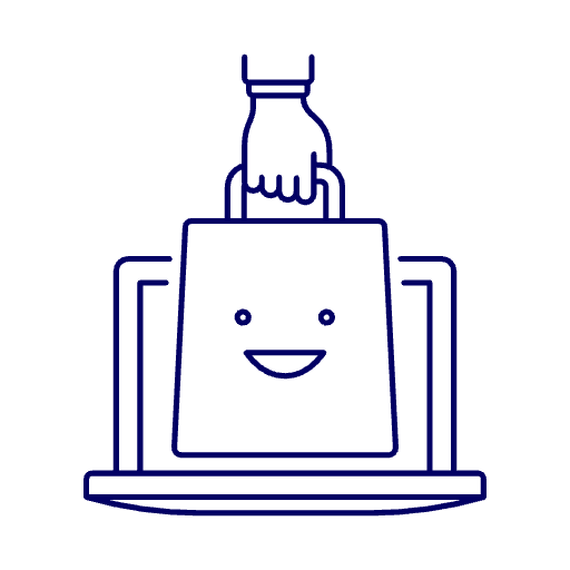 Online Shop Laptop 1 Illustration from UX Line - Free Set