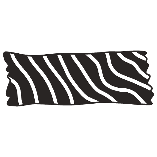 Pattern 1 Element from Washi Tapes (Monochrome) Set