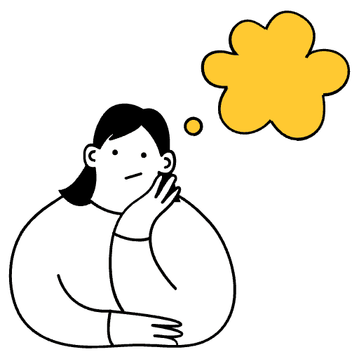Thinking Illustration from Sketchvalley Set