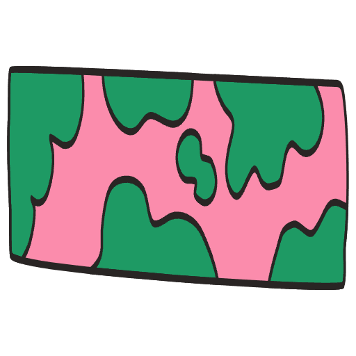 Pattern Cow Element from Washi Tapes - Free Set