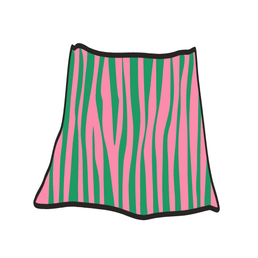 Pattern Tiger Element from Washi Tapes - Free Set