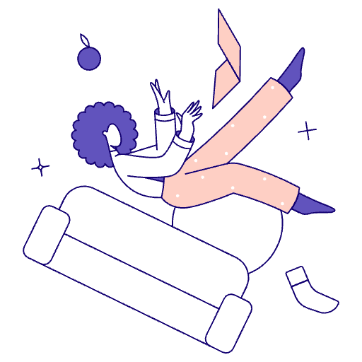 Work From Home Illustration from Bangalore - Free Set
