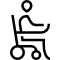 Electric Wheelchair icon - Free transparent PNG, SVG. No sign up needed.