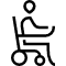 Electric Wheelchair icon - Free transparent PNG, SVG. No Sign up needed.