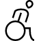 Wheelchair 1 icon - Free transparent PNG, SVG. No Sign up needed.