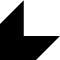 Down Left Chevron Icon from Block – Free Set
