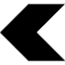 Left Chevron Icon from Block – Free Set