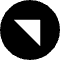 Up Right Circle Icon from Block – Free Set