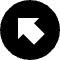 Up Left Circle Icon from Block – Free Set