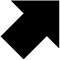 Up Right Icon from Block – Free Set
