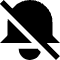Mute Notifications Icon from Block – Free Set