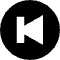 Skip Back 2 Icon from Block – Free Set