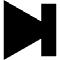 Skip Forward Icon from Block – Free Set