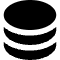 Database Icon from Block – Free Set