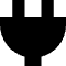 Plug Icon from Block – Free Set
