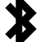 Bluetooth Icon from Block – Free Set