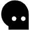 Skull Icon from Block – Free Set