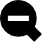 Zoom Out Icon from Block – Free Set