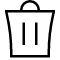 Bin icon - Free transparent PNG, SVG. No Sign up needed.