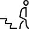 Stairs Down Person icon - Free transparent PNG, SVG. No Sign up needed.