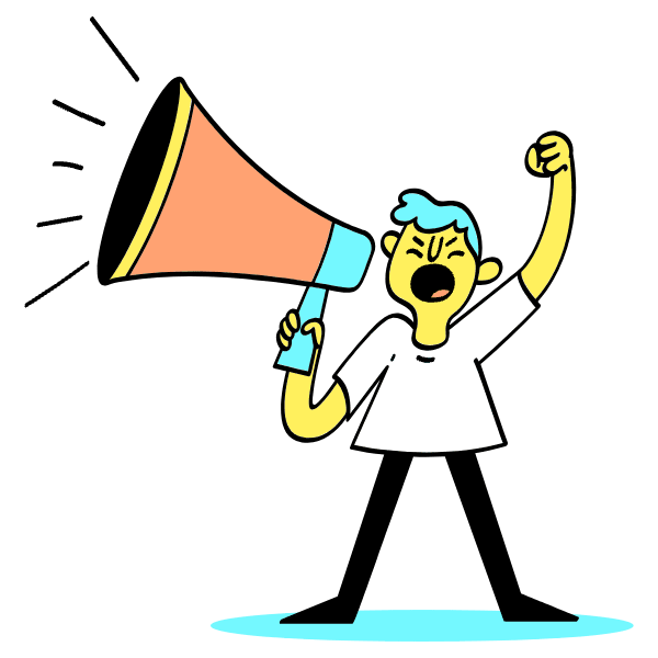 Megaphone Illustration from Havana Set