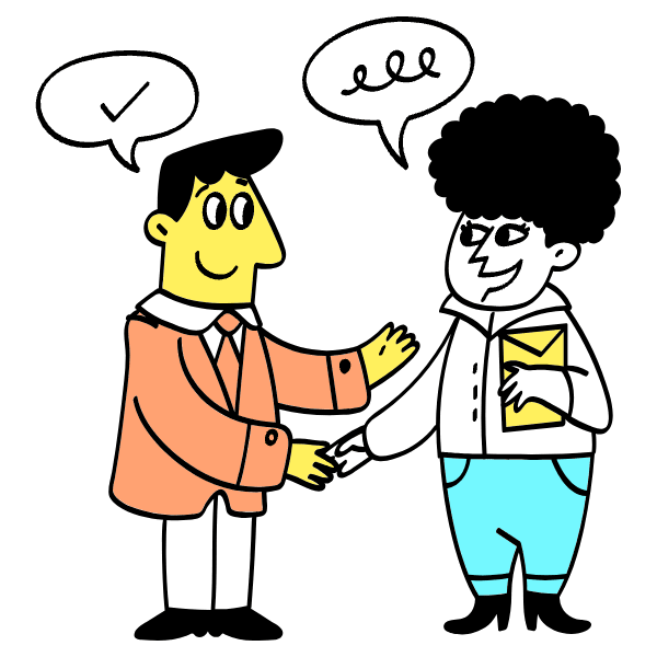 Business Deal Illustration from Havana Set