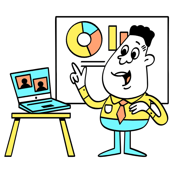 Businessman Giving A Keynote Illustration from Havana Set