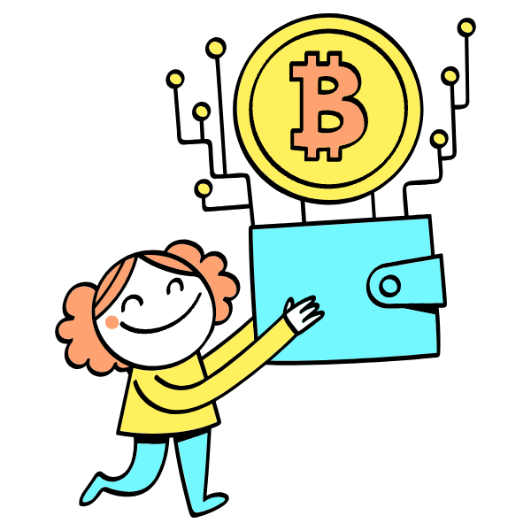 Cryptocurrency Illustration from Havana Set