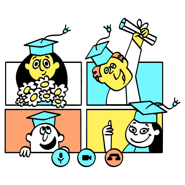 Graduation Illustration from Havana Set