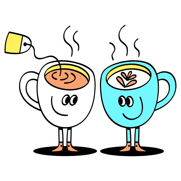 Tea Coffee Illustration from Havana Set