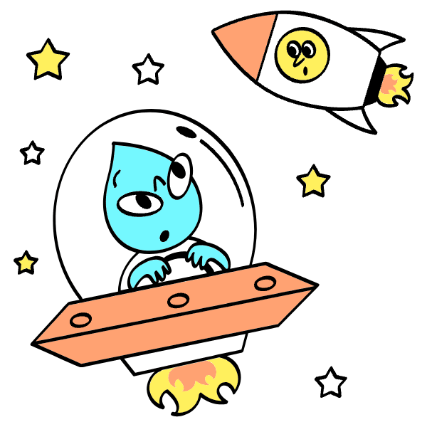 Space Illustration from Havana Set