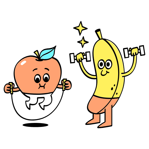 Being Healthy Illustration from Havana Set