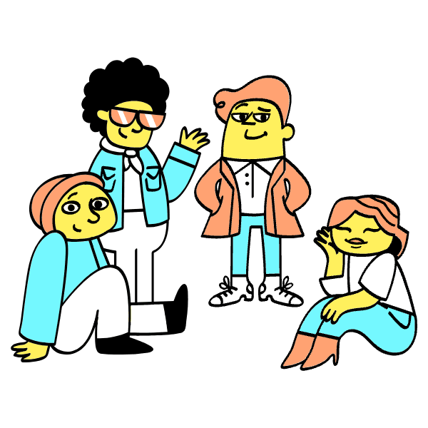 Trendy Urban People Illustration from Havana Set