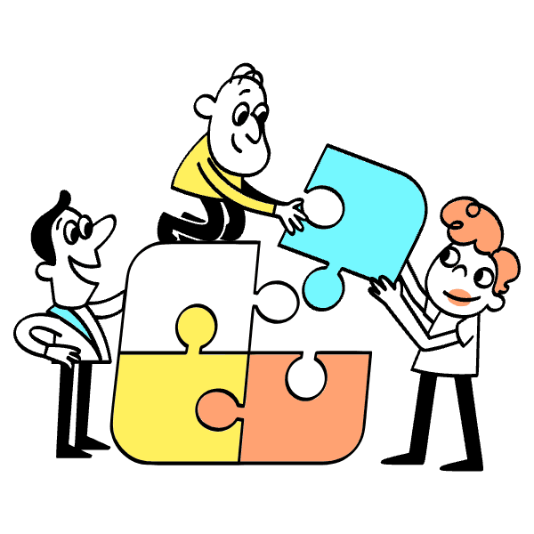 Team Work Illustration from Havana Set