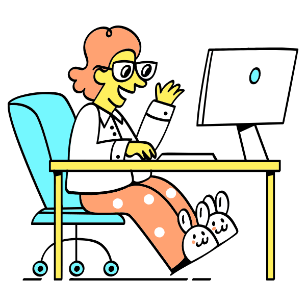 Work From Home 2 Illustration from Havana Set