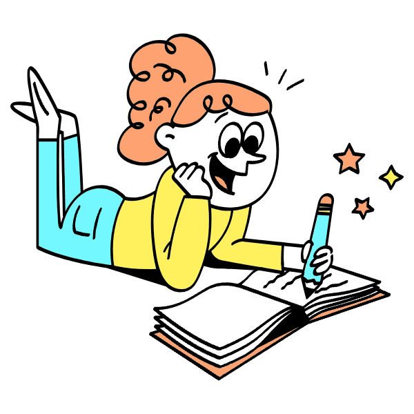 Writing Illustration from Havana Set