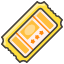 Admission Tickets A Emoji from Kawaii Emoji Set