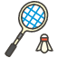 Badminton Emoji from Kawaii Emoji Set