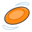 Flying Disc Emoji from Kawaii Emoji Set