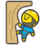 Man Climbing Emoji from Kawaii Emoji Set