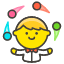 Man Juggling Emoji from Kawaii Emoji Set