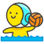 Man Playing Water Polo Emoji from Kawaii Emoji Set