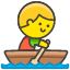 Man Rowing Boat Emoji from Kawaii Emoji Set