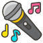 Microphone Element from Kawaii Emoji Set