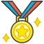 Sports Medal Element from Kawaii Emoji Set